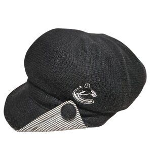 Old Time Hockey Vancouver Canucks Hat Cap | NHL Heritage Collection | Black Wool